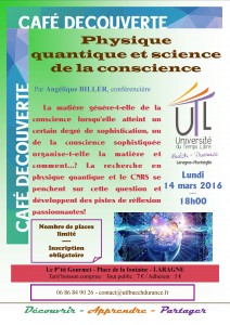 2016-03-14 Physique quantique et science de la conscience